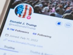 Trump Media & Technology Group, whose flagship product is social networking site Truth Social, began trading on the Nasdaq stock market (AP Photo/John Minchillo, File)