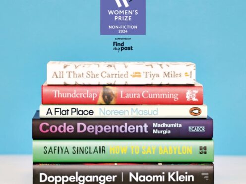 Six books have been shortlisted for the 2023 Women’s Prize for Non-Fiction (Women’s Prize For Non-Fiction/PA)