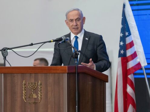 Israeli Prime Minister Benjamin Netanyahu’s popularity has plummeted (Ohad Zwigenberg/AP)