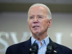 President Joe Biden announced the air drop on Friday (AP)