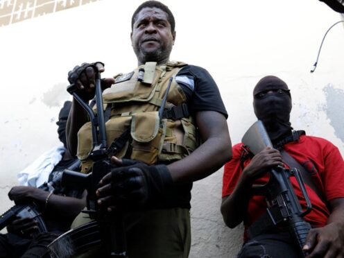 Gang members in Port-au-Prince (Odelyn Joseph/AP)