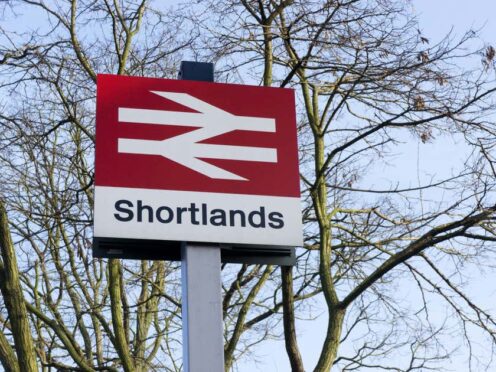 British Transport Police received reports of two men fighting while entering a train at Shortlands railway station in Bromley (Alamy/PA)