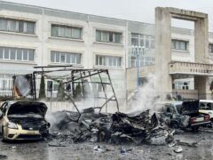 Ukrainian shelling targeted Belgorod in Russia (Vyacheslav Gladkov/AP)