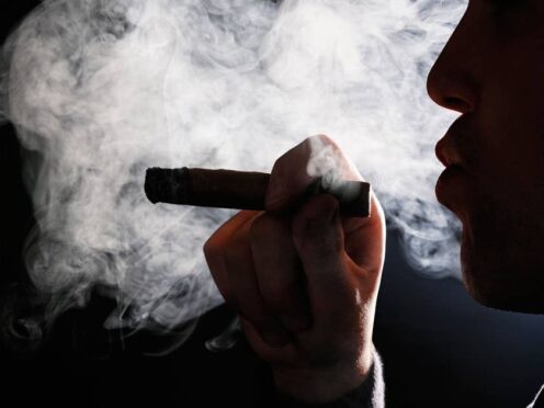The proportion of people smoking cigars and other non-cigarette tobacco products has soared over the last decade, according to a new study (Alamy/PA)