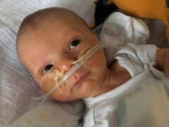 Orlando Davis died 14 days after being born by emergency Caesarean section at Worthing Hospital in September 2021 (Family handout/PA)
