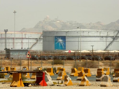 Saudi oil giant Aramco has reported a 121 billion US dollar (£94 billion) profit for last year (Amr Nabil/AP)
