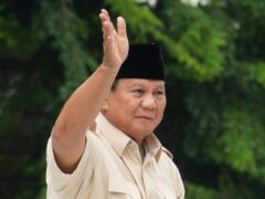 Prabowo Subianto has been confirmed the victor of last month’s presidential election (AP)