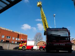 The London Fire Brigade is now using the tallest turntable ladders in its history (Jordan Pettitt/PA)