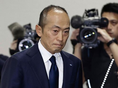 Akihiro Kobayashi, president of Kobayashi Pharmaceutical Co (Yohei Fukuyama/Kyodo News via AP)