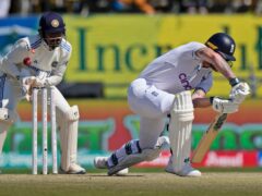 England’s captain Ben Stokes is bowled out by India’s Ravichandran Ashwin (Ashwini Bhatia/AP)
