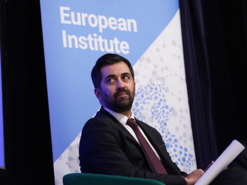 Humza Yousaf is preparing to mark his first year in charge as Scotland’s First Minister (Stefan Rousseau/PA)