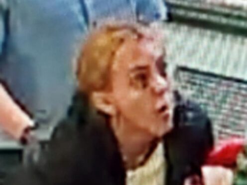 The woman and baby were seen in a supermarket in Glasgow (Police Scotland/PA)