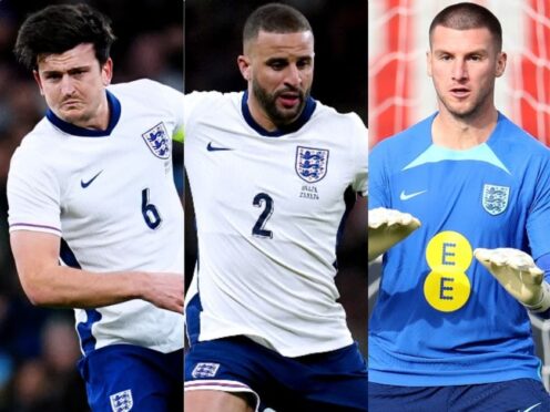 Harry Maguire, Kyle Walker and Sam Johnstone have become the latest England withdrawals (PA)
