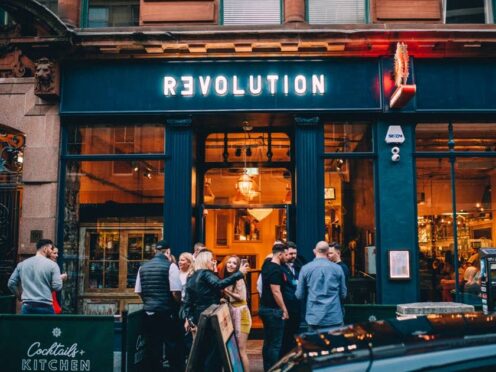 Revolution Bars has had its shares suspended from the London Stock Exchange (Revolution Bars/PA)