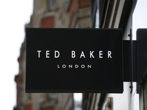 Fashion retailer Ted Baker is to shut 15 UK shops (Jonathan Brady/PA)