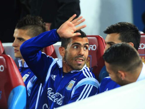 Carlos Tevez has had tests in hospital after suffering chest pains (Nick Potts/PA)