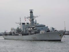 HMS Lancaster sized almost £33m of drugs in under 24 hours in the Middle East (Ben Mitchell/PA)