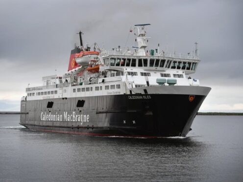 The Caledonian Isles will not return to service until August (PA)