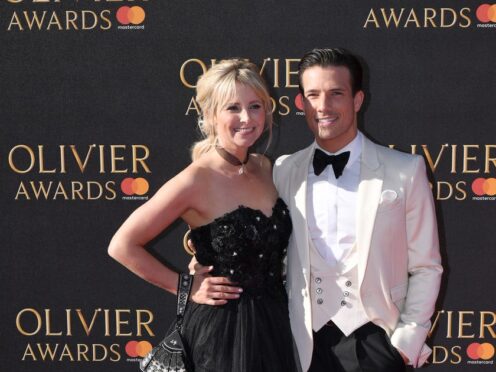 Carley Stenson and Danny Mac are expecting their second child (Chris J Ratclife/PA)