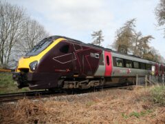 A CrossCountry train near Basingstoke (Andrew Matthews/PA)