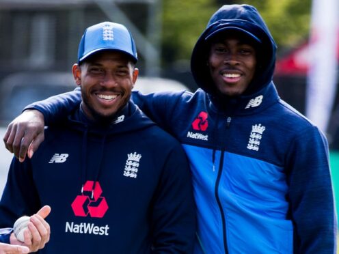 Chris Jordan, left, and Jofra Archer could return to the England squad for the T20 World Cup (Liam McBurney/PA)
