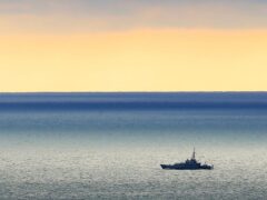 A Border Force cutter on patrol in the Channel near Dover (Gareth Fuller/File/PA)