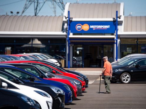 Car seller Motorpoint has said customer demand had increased (Jacob King/PA)