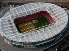 Arsenal’s Emirates Stadium as the Islamic State terror group issued a threat concerning all four of this week’s Champions League ties (PA)