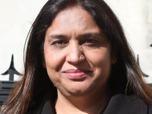 Former subpostmistress Seema Misra was jailed while eight weeks’ pregnant in 2010 (Lucia Guerra/PA)