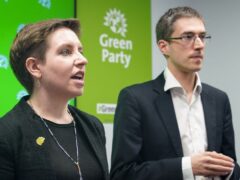 Green Party co-leaders Carla Denyer and Adrian Ramsey will launch their party’s local election campaign in Bristol on Thursday. (Ian West/PA)