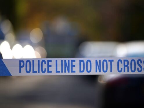 Police tape near a scene of a suspected incident (Peter Byrne/PA)