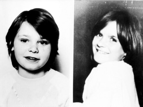 Brighton schoolgirls Karen Hadaway (left) and Nicola Fellows who were murdered in 1986 (PA)