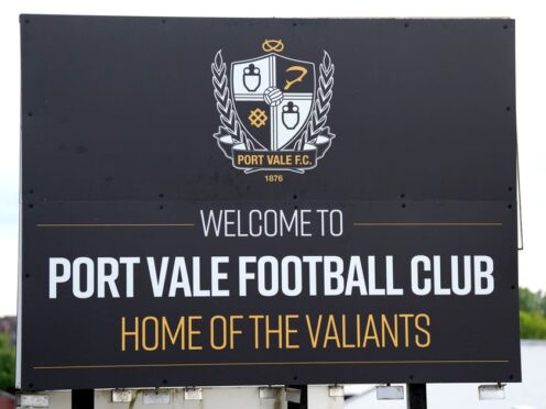 Port Vale remain in the relegation zone (Nick Potts/PA)