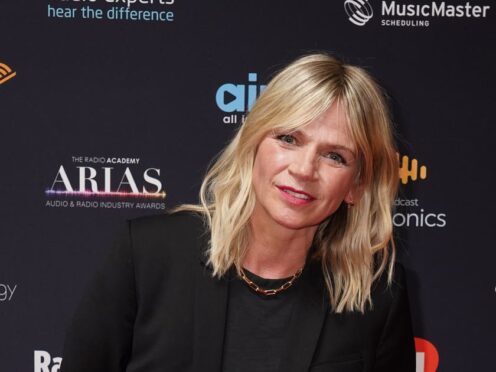 BBC radio star Zoe Ball announces death of mother following cancer diagnosis (Ian West/PA)