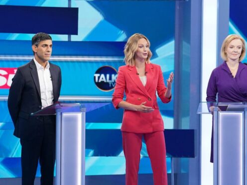 TalkTV and the Sun hosted leadership debates for the last Conservative Party battle (Dominic Lipinski/PA)