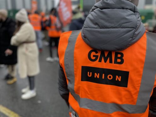The GMB union surveyed 1,300 water industry workers (Phil Barnett/PA)