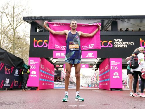 Emile Cairess was the best British finisher at the 2023 London Marathon (John Walton/PA)