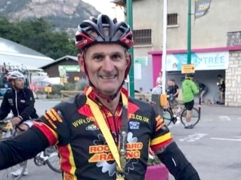 Cyclist John Morton, 64, died following the crash last May (family handout/Police Scotland/PA)