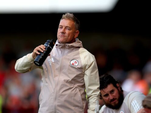 Crawley manager Scott Lindsey was far from impressed by his side’s defending (Steven Paston/PA)