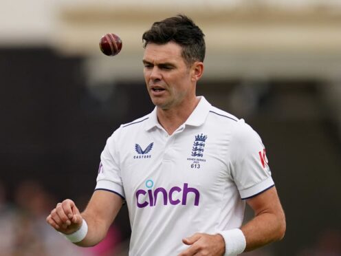 James Anderson seems set to miss at least the first five rounds of this year’s Vitality County Championship (John Walton/PA)