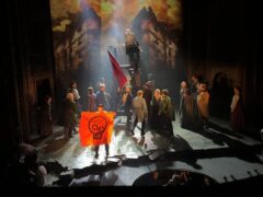 A performance of Les Miserables at the Sondheim Theatre was stopped when activists stormed the stage on October 5 last year, the hearing was told (Just Stop Oil/PA)