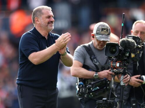 Ange Postecoglou has not watched the recent Amazon Prime documentary on Newcastle’s 2022-23 season (Bradley Collyer/PA)