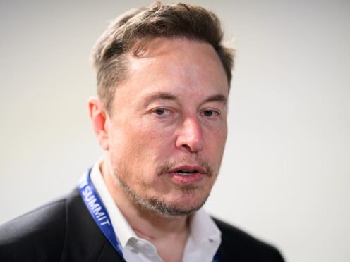Tesla boss Elon Musk has revealed plans to cut jobs (Leon Neal/PA)