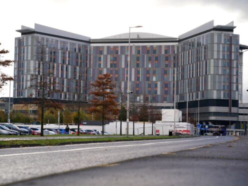 The 88-year-old man died at Queen Elizabeth University Hospital in Glasgow (Andrew Milligan/PA)