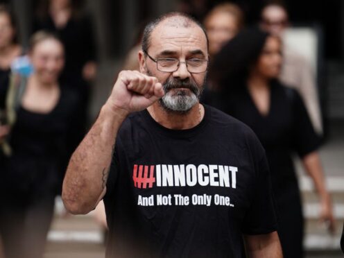 The Criminal Cases Review Commission has offered an ‘unreserved apology’ for failing Andrew Malkinson after he spent 17 years in prison after being wrongly convicted of rape (Jordan Pettitt/PA)