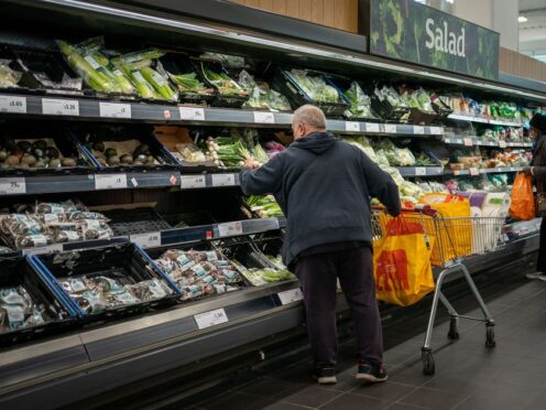 Inflation has dropped to its lowest point in two-and-a-half years (Aaron Chown/PA)