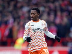 Blackpool’s Karamoko Dembele scored at Reading (Mike Egerton/PA)