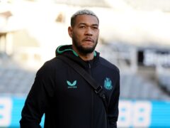 Joelinton has signed a new deal with Newcastle (Owen Humphreys/PA)