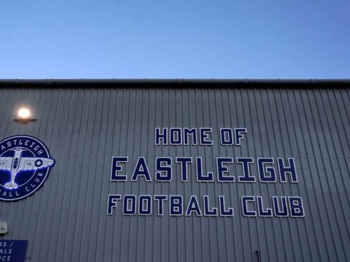 Luke Croll’s late goal secured victory for Eastleigh at York (Adam Davy/PA)