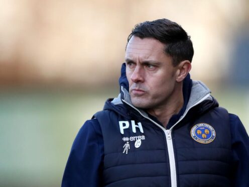 File photo dated 07-01-2018 of Former Shrewsbury Town manager Paul Hurst. Shrewsbury have confirmed the return of Paul Hurst as their new head coach. Issue date: Wednesday January 24, 2024.